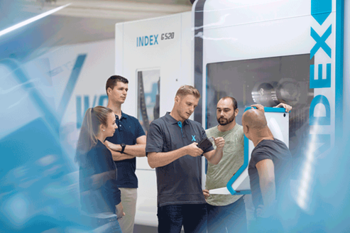 Trainingsteilnehmer in der INDEX Academy