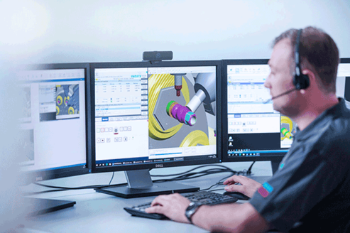 Training zur virtuellen Maschine in der INDEX Academy